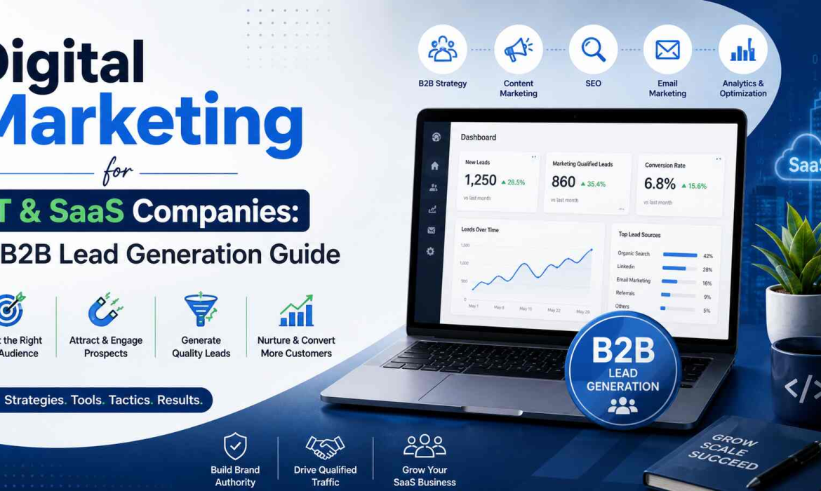 Digital marketing for IT and SaaS companies focused on B2B lead generation, qualified traffic, and customer conversions.